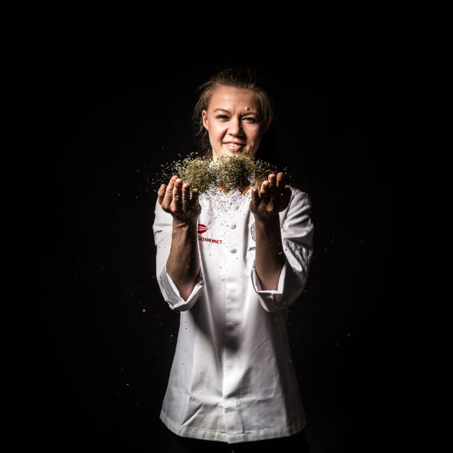 Jennifer Klement ist Mitglied der deutschen Köche-Nationalmannschaft. Foto: Sascha Walz